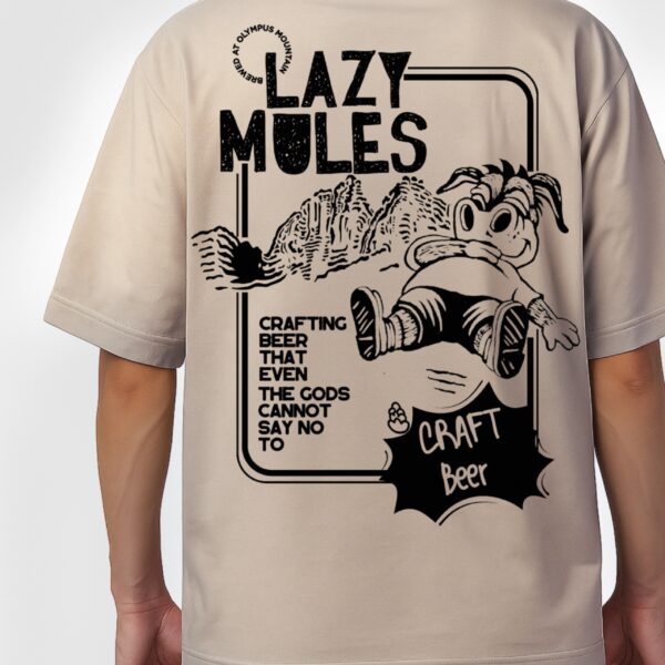 White Town Brewery - T-shirt - Back of beige top